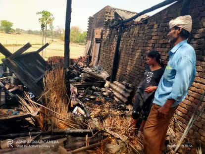 Girl burnt to death due to fire in residential shed in azamgarh