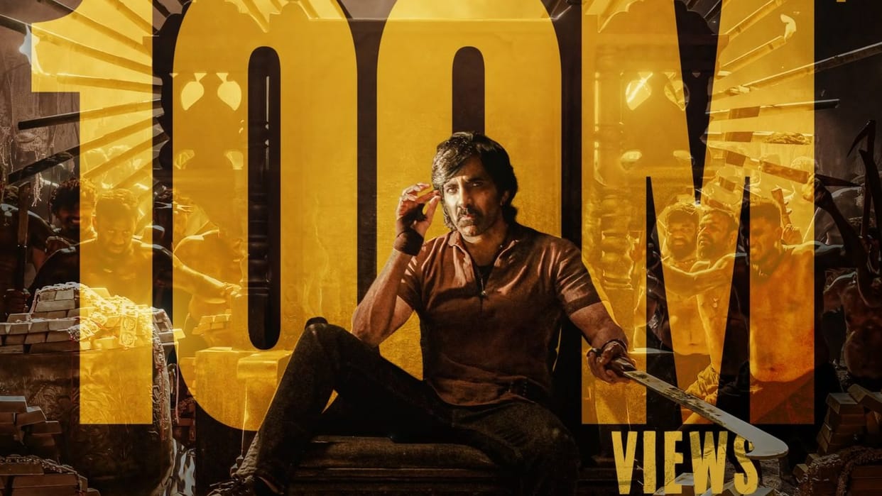 Ravi Teja film Tiger Nageshwar Rao Hindi version broke records got 100 million views on YouTube