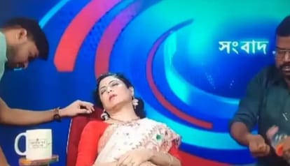 खबर पढ़ते हुए बेहोश हुई एंकर