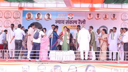 'बीजेपी राज में चल रही नाटक-नौटंकी की राजनीति': छत्तीसगढ़ में पीएम नरेंद्र मोदी पर गरजीं प्रियंका गांधी 'Politics of drama and drama is going on under BJP rule': said Priyanka Gandhi in chhattisgarh