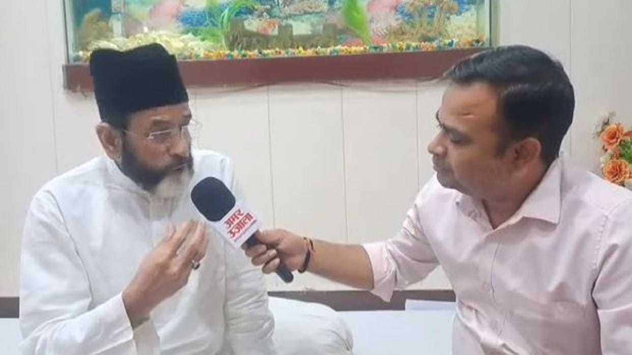 Maulana Tauqeer Raza targeted SP, BJP and RSS in Bareilly