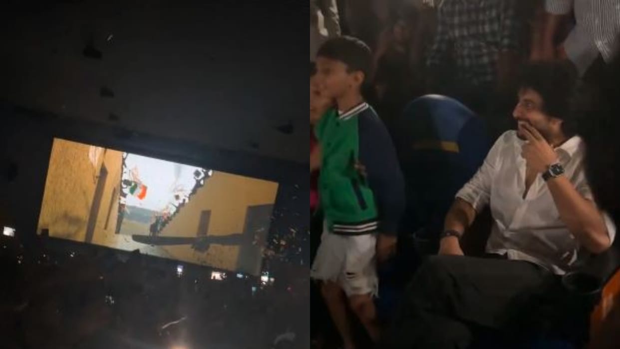 Actor Nani son Arjun was shocked to see his father in the film on the occasion of Jersey Re release