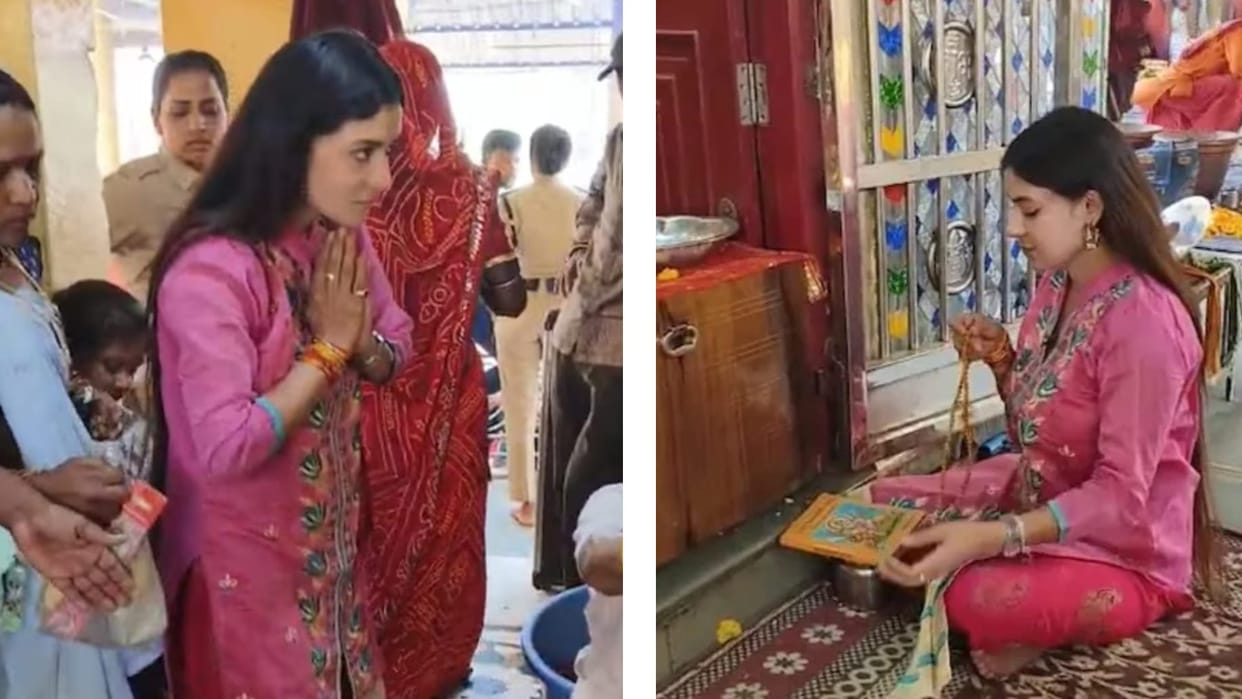 Trainee pilot had darshan of Maa Baglamukhi after Mahakal darshan