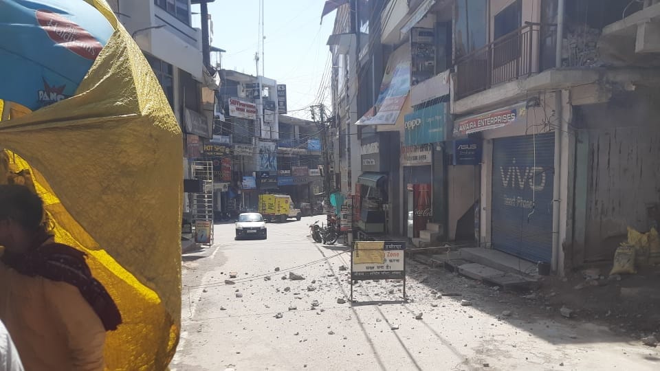 Road closed at Gandhi Chowk in Hamirpur without administrative approval