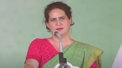 Priyanka Gandhi public meeting in support of former CM Bhupesh Baghel in Rajnandgaon