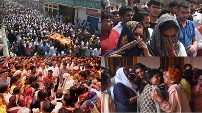 Sarvesh Singh Funeral: Former MP Sarvesh Singh cremated with state honours, wife and daughter become emotional