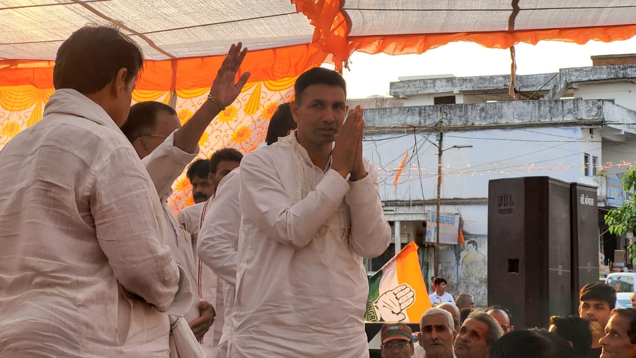 MP LS Election: Jitu Patwari reached Tendukheda, Damoh, said- BJP MP for 35 years still not getting employment
