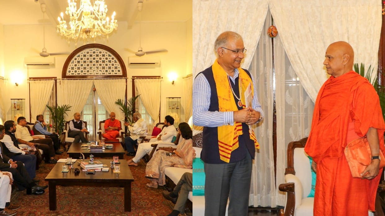 Indian envoy in Sri Lanka hosts Shri Ram Janmabhoomi Teerth Kshetra Trust officials