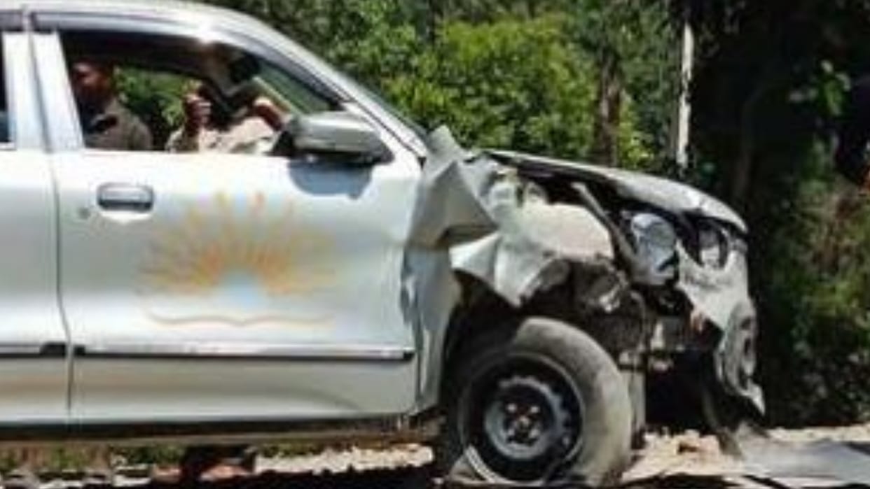Delhi vehicle hits a cart in Haridwar accused absconded from police custody Uttarakhand News in hindi