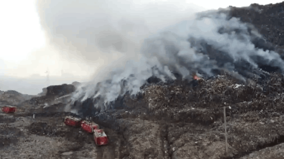 Mountain of garbage ruined the paper business in Ghazipur