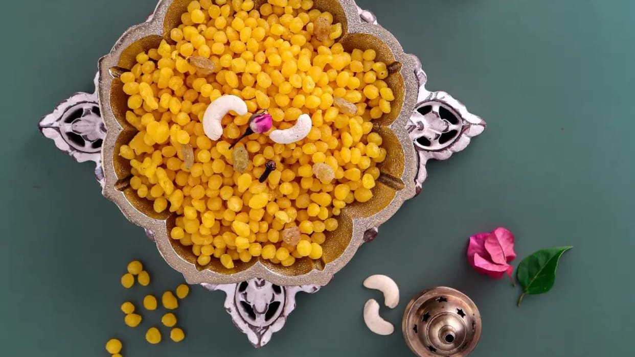 Hanuman Janmotsav bhog recipe in hindi how to make boondi at home in simple way