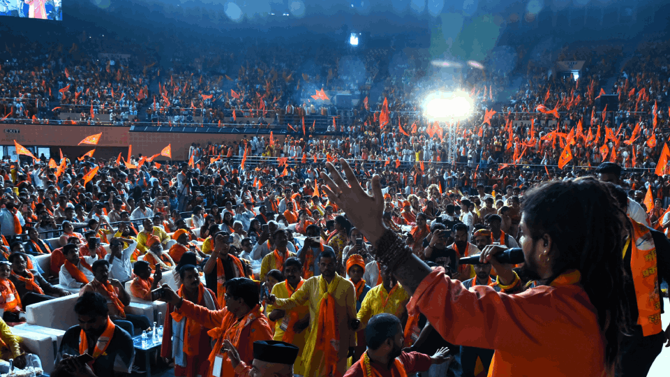 Delhi Saints and saints from across country gathered on one stage on Hindu New Year occasion