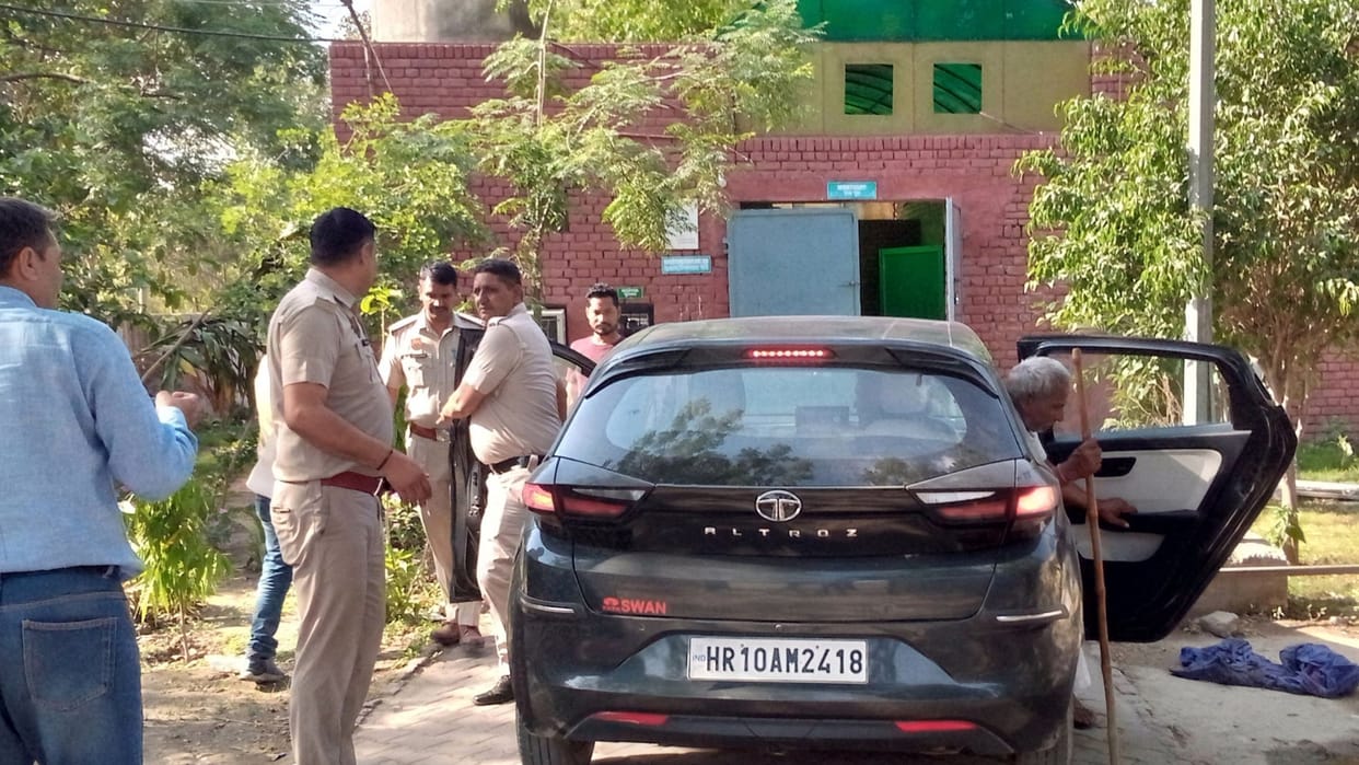 Haryana: Father killed his son by hitting him with a stick, police took out the body from the funeral pyre