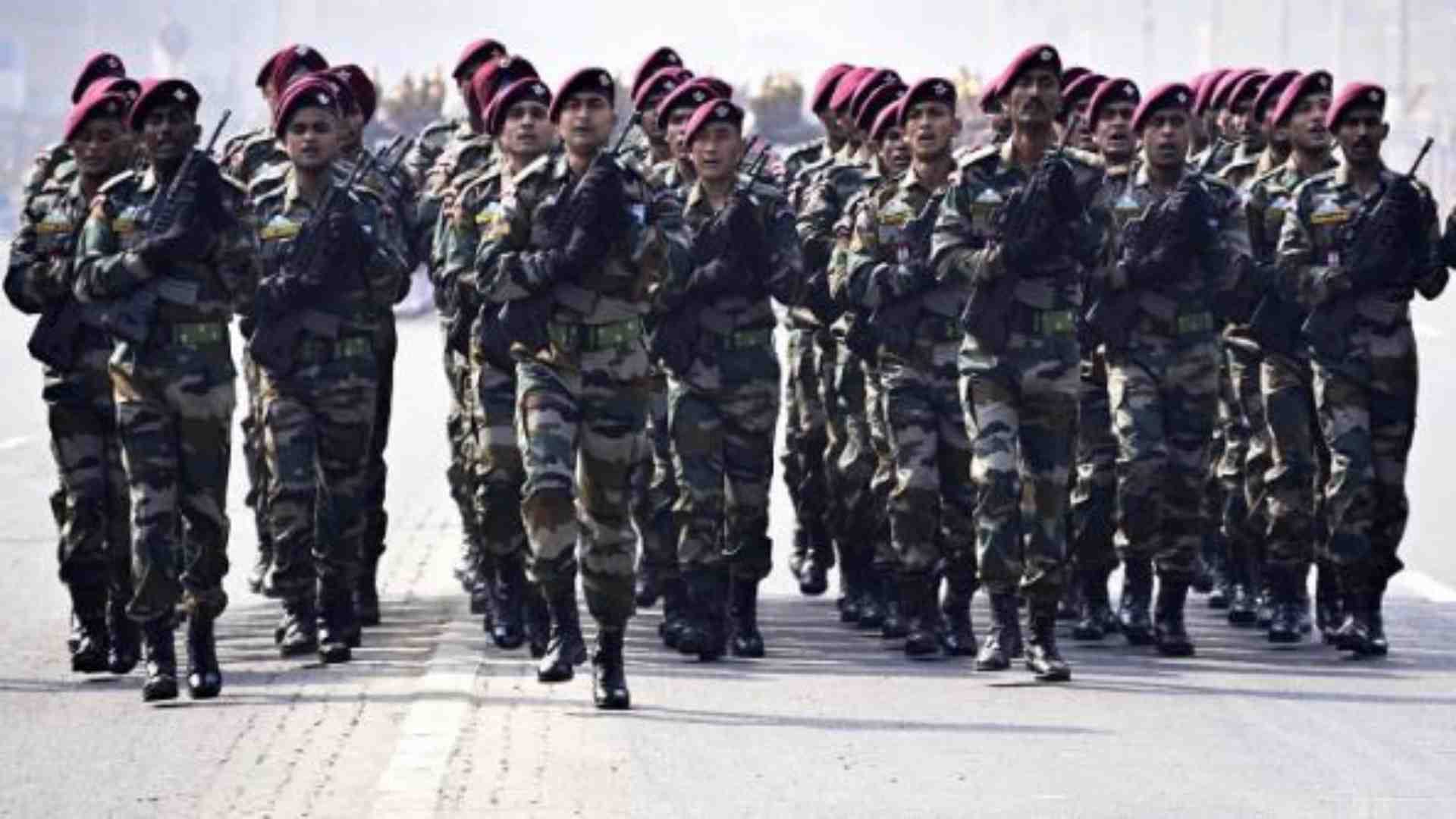 सेना भर्ती रैली।