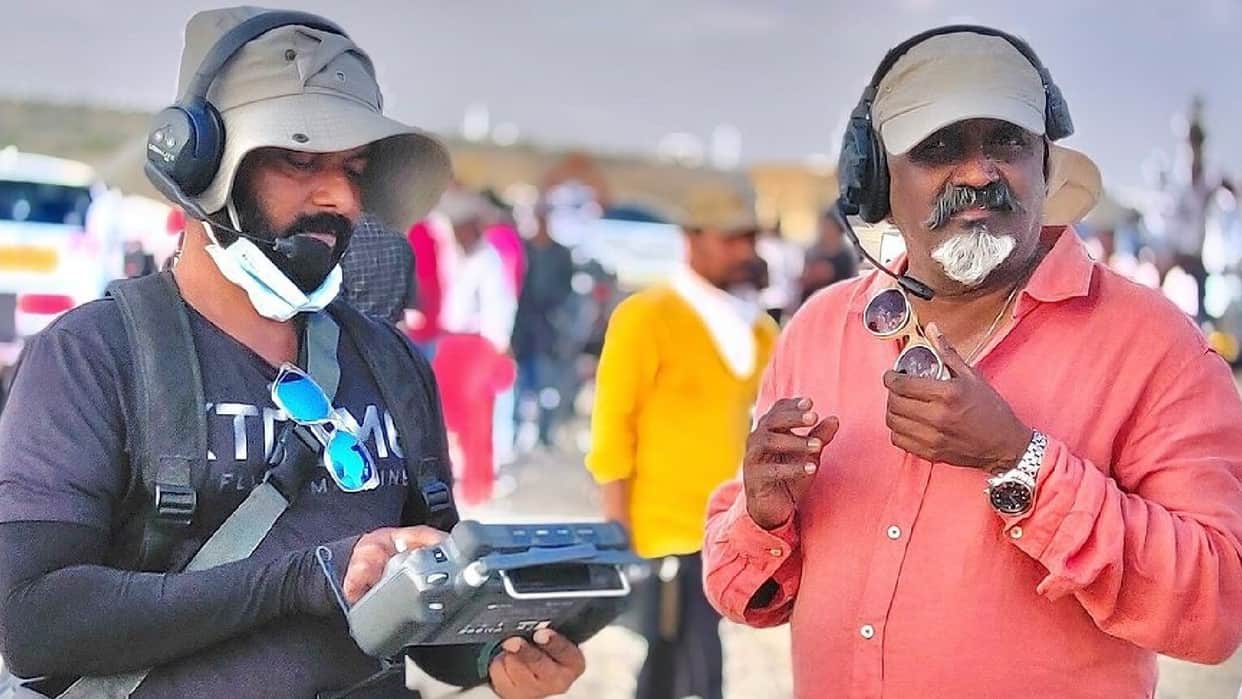 thug life shooting start in Jaisalmer simbu joins kamal haasan mani ratnam Trisha Krishnan film set pics viral