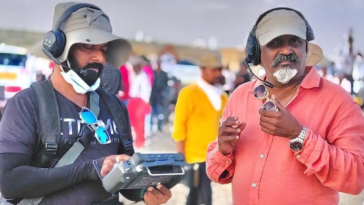 thug life shooting start in Jaisalmer simbu joins kamal haasan mani ratnam Trisha Krishnan film set pics viral