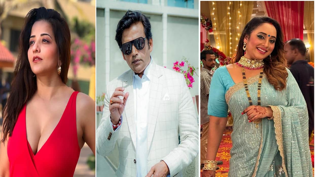 Bhojpuri Actors Who Changed Their Real Names for Career Pradeep Pandey Ravi Kishan Monalisa