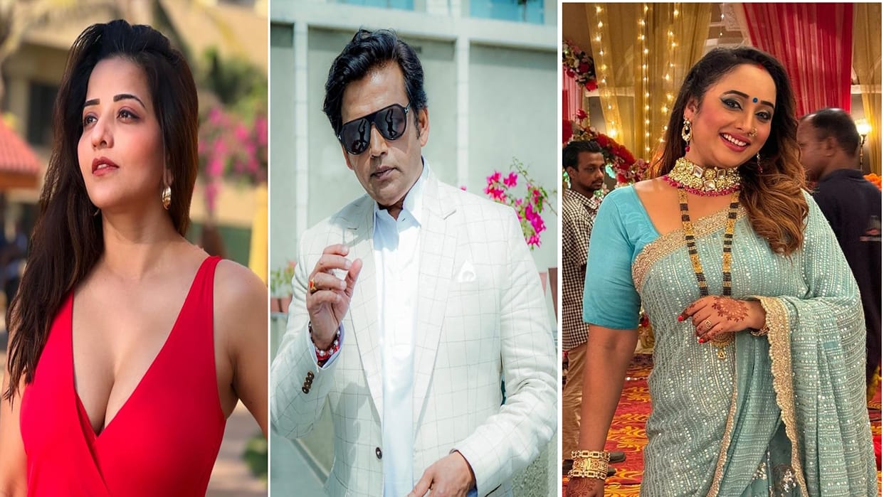 Bhojpuri Actors Who Changed Their Real Names for Career Pradeep Pandey Ravi Kishan Monalisa