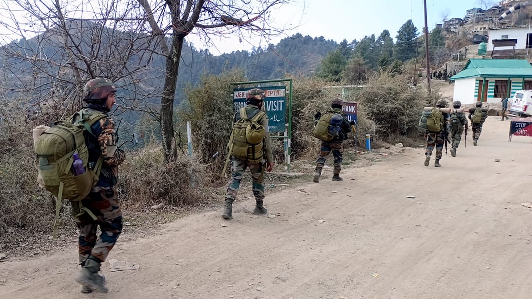 Jammu Kashmir: Suspects seen again in Sadda and Kanthol of Rajouri Para commando conducted search operation