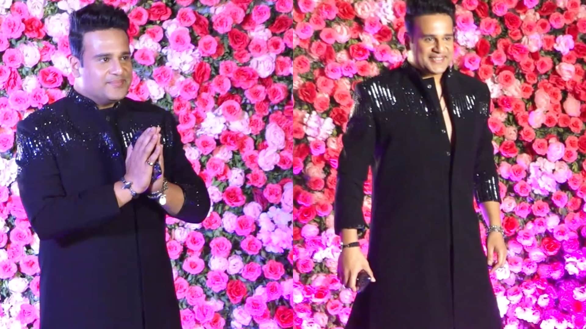 Aarti singh sangeet night begun click here to see the looks of krushna abhishek devoleena bhattacharjee