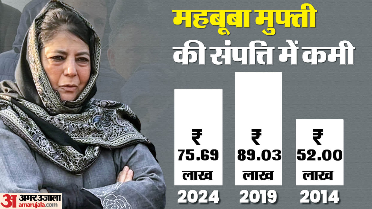 Former Jammu Kashmir Chief Minister Mehbooba Mufti Income And Net Worth From Election Affidavit