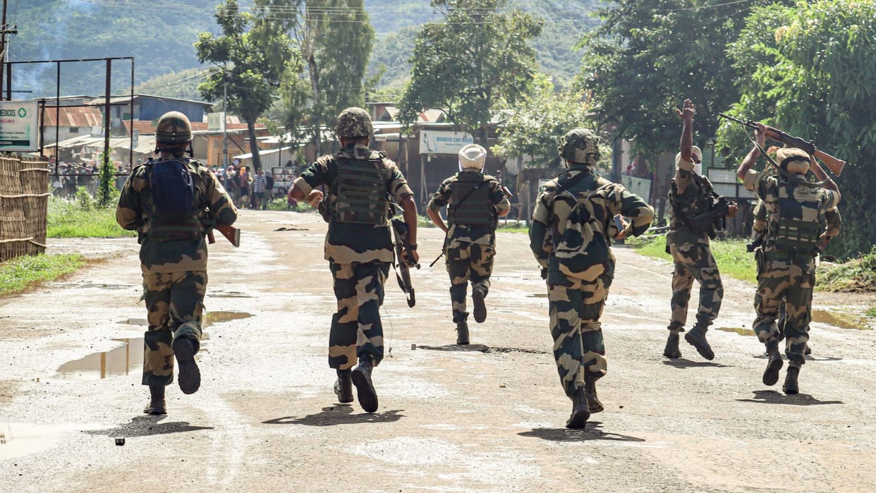 manipur CRPF jawan killed in militant attack in Manipur police seize arms ammunition
