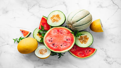 muskmelon, watermelon