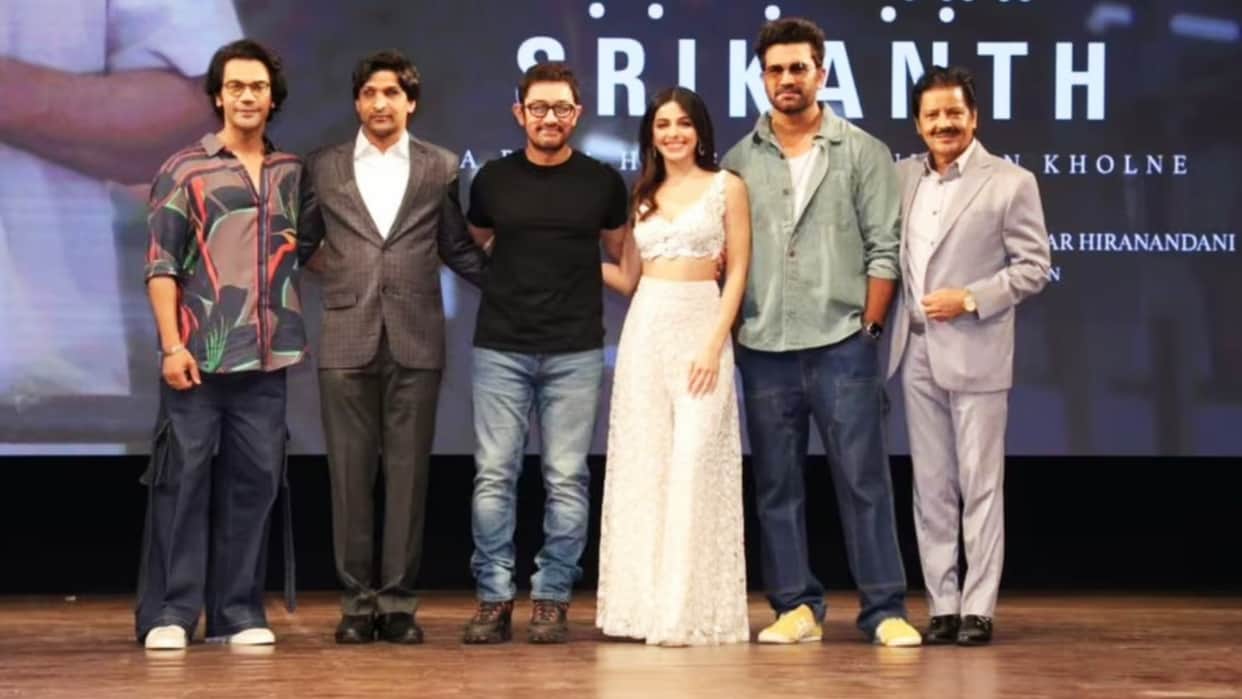Srikanth film papa kehte hain song launch event aamir khan rajkummar rao alaya F udit narayan srikanth bolla