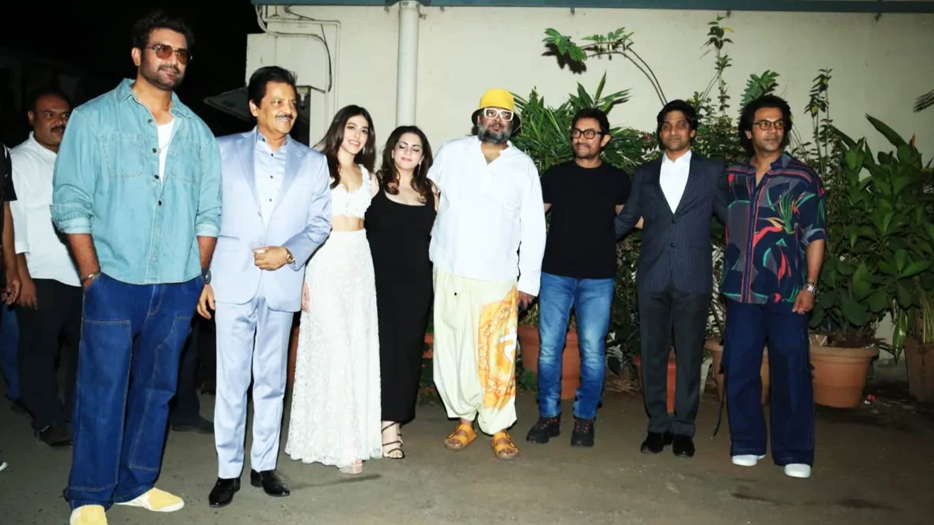 Srikanth film papa kehte hain song launch event aamir khan rajkummar rao alaya F udit narayan srikanth bolla