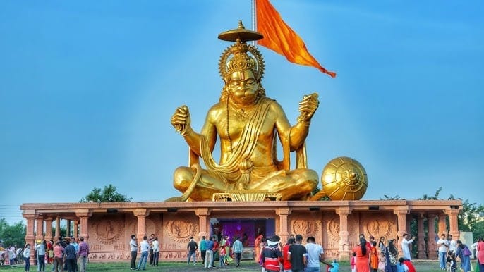 hanuman jayanti 2024 pitra parvat pitreshwar mandir