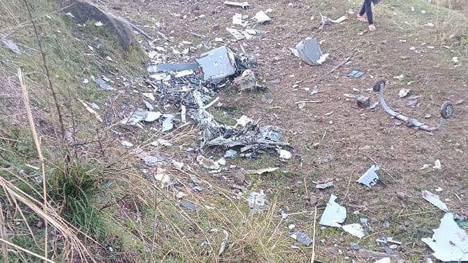 Drone Debris Found Near Line of Control in Kashmir, Possible Link to Israeli UAV Drone Debris Found Near Line of Control in Kashmir, Possible Link to Israeli UAV