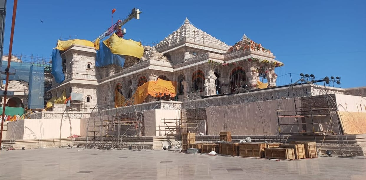 Ayodhya Ram Mandir First Floor is completely ready work on second floor in progress news in Hindi
