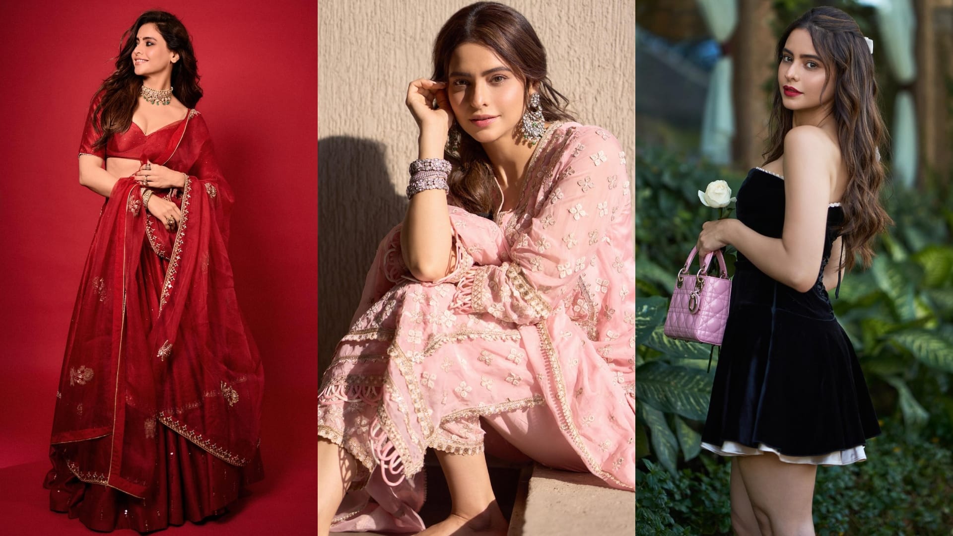 TV Actress Ethnic Looks Hina khan aamna sharif to rupali ganguly tv serial popular female characters of tv