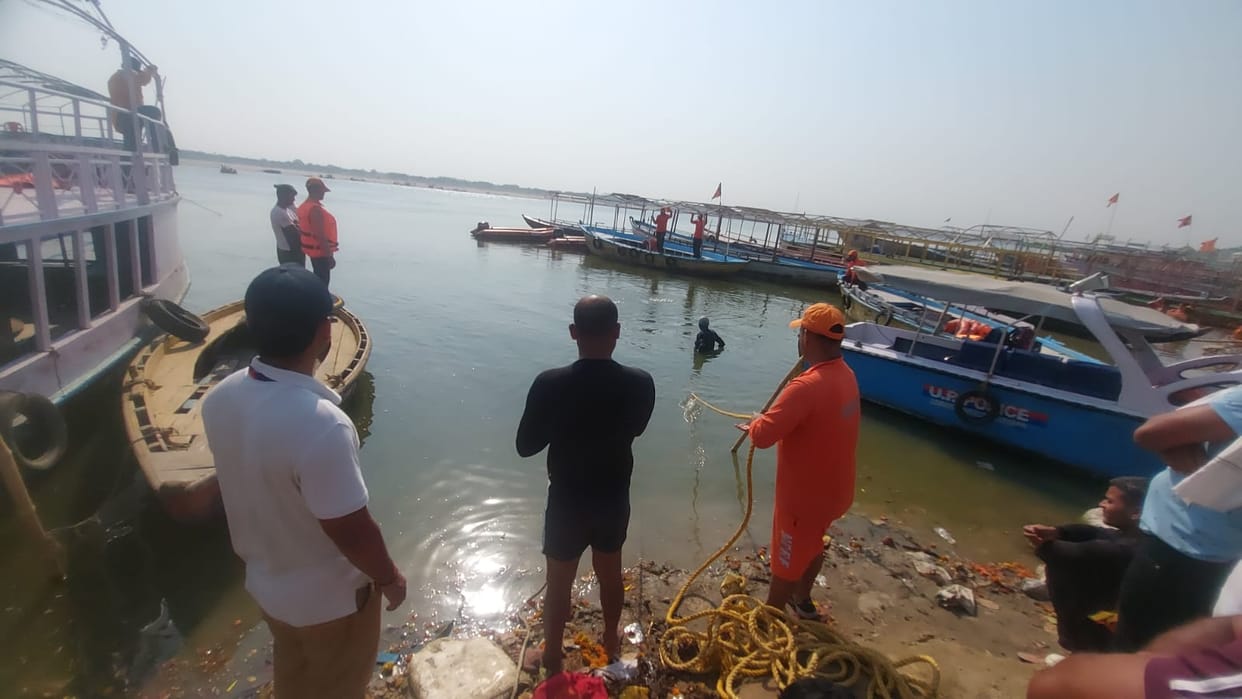 Girl drowned while bathing in Ganga at Assi Ghat at varanasi