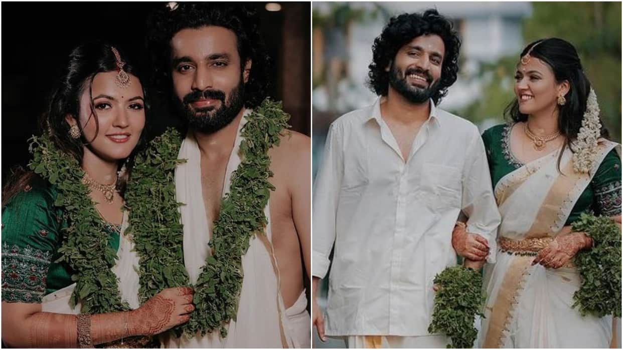Actress Aparna Das ties the knot with Deepak Parambol See Their Wedding Photos Goes Viral