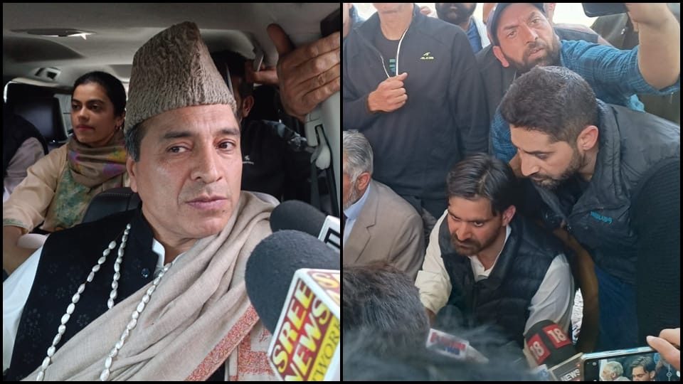 PDP candidate Rehman Para Apni Party candidate Ashraf Mir filed nomination for srinagar lok sabha election