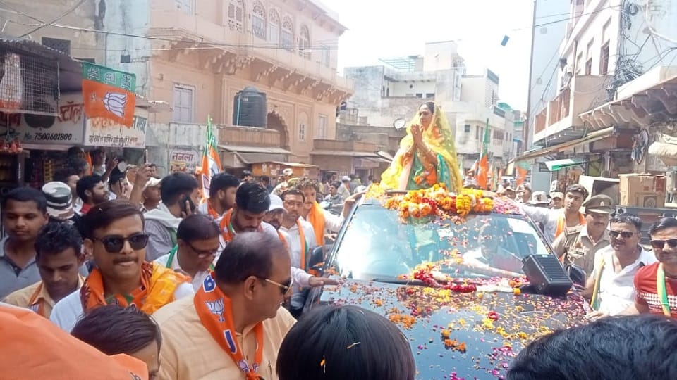 lok sabha election 2024 Hema Mailini Campaign in mathura
