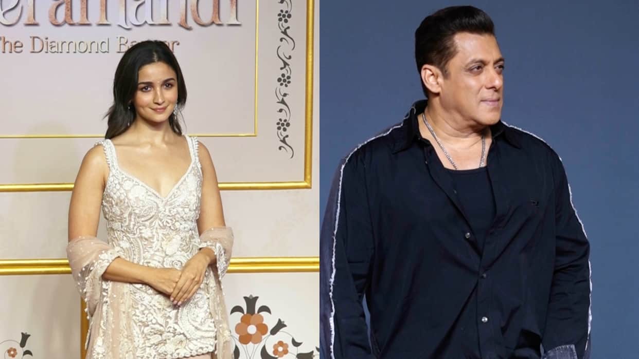 Grand Premiere of Heeramandi the dimond bazaar started salman khan Zyed Khan Alia bhatt spotted