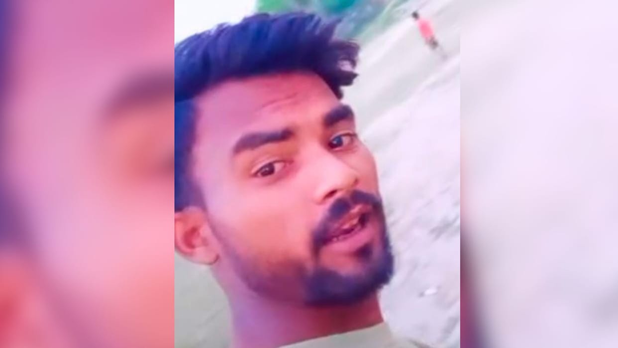 young man died hit by over speed truck one man injured