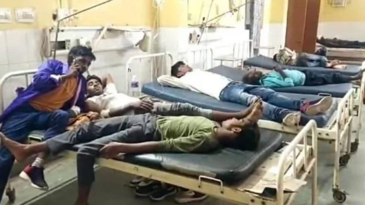 Dausa News Pickup loaded with wedding procession overturns one dead 16 injured