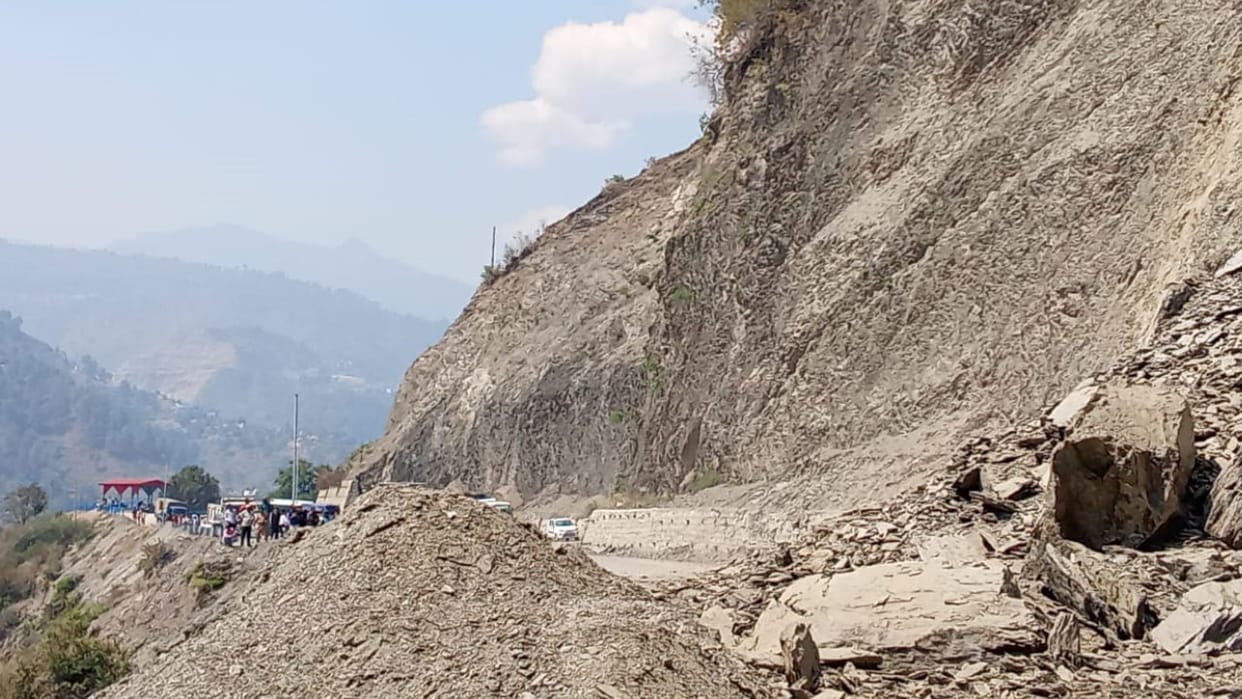 landslide zones active for years on the Gangotri Highway will become a problem this time too Uttarkashi News