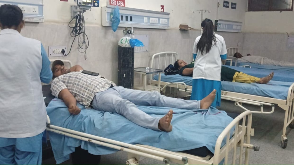 Charkhi Dadri: After eating Bhandara Prasad, health of three including a couple deteriorated
