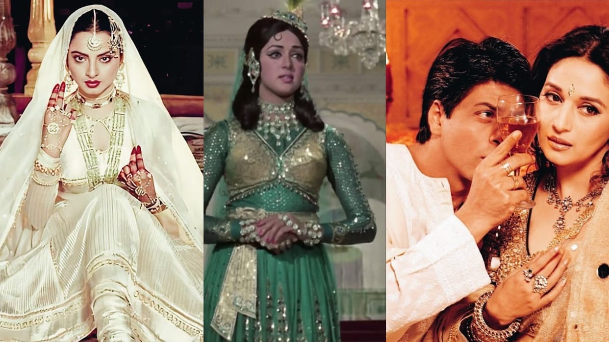 These old Bollywood films were made on tawaif before Heeramandi pakeezah umrao jaan Sadhana Sharafat devdas