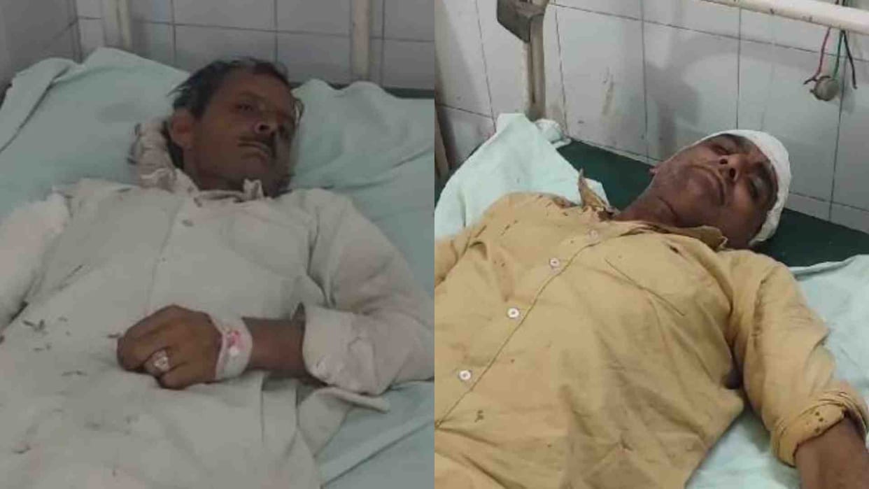 Alwar News: Miscreants attacked two friends who were eating food in the hotel after selling mustard.