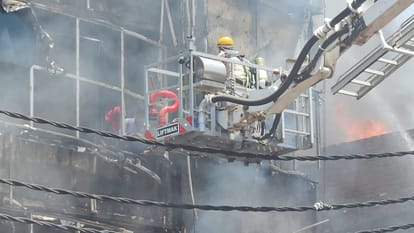 Bihar News : Fire in Patna Pal Hotel today, Pal hotel fire near patna junction railway station