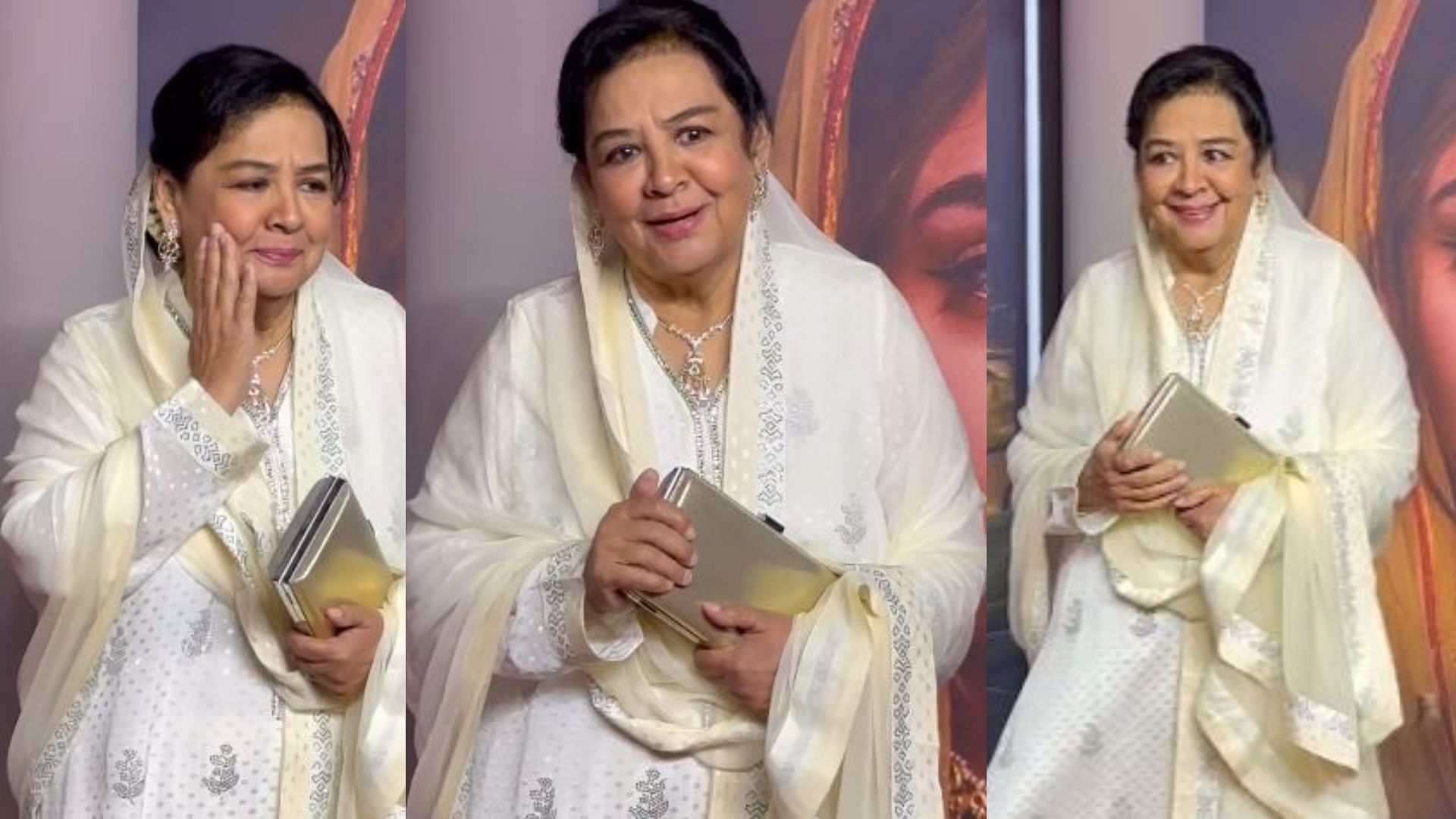 Farida Jalal Makes Rare Appearance At Sanjay Leela Bhasali Heeramandi