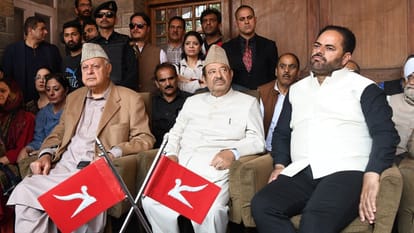 Srinagar lok sabha Election : NC Ruhullah mehdi filed nomination Omar abdulalah said  BJP itself not in field,