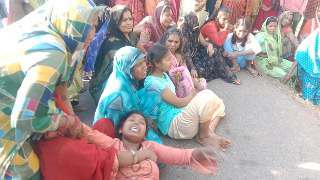 Bolero driver crushed an elderly man to death in chandauli