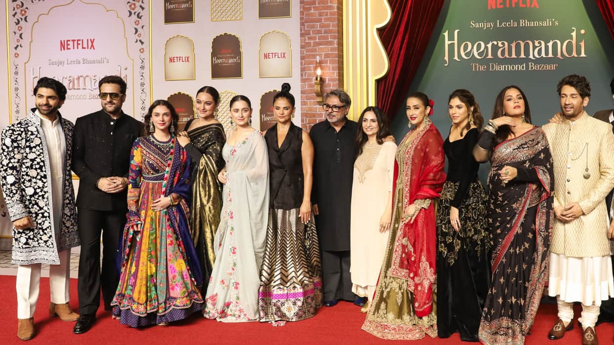 Heeramandi Premiere Event Unseen Photos salman khan sanjay leela Bhansali Alia Bhatt Vicky kaushal Karan Johar