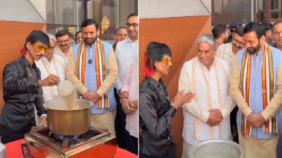 Dolly served tea to Haryana CM Nayab Saini